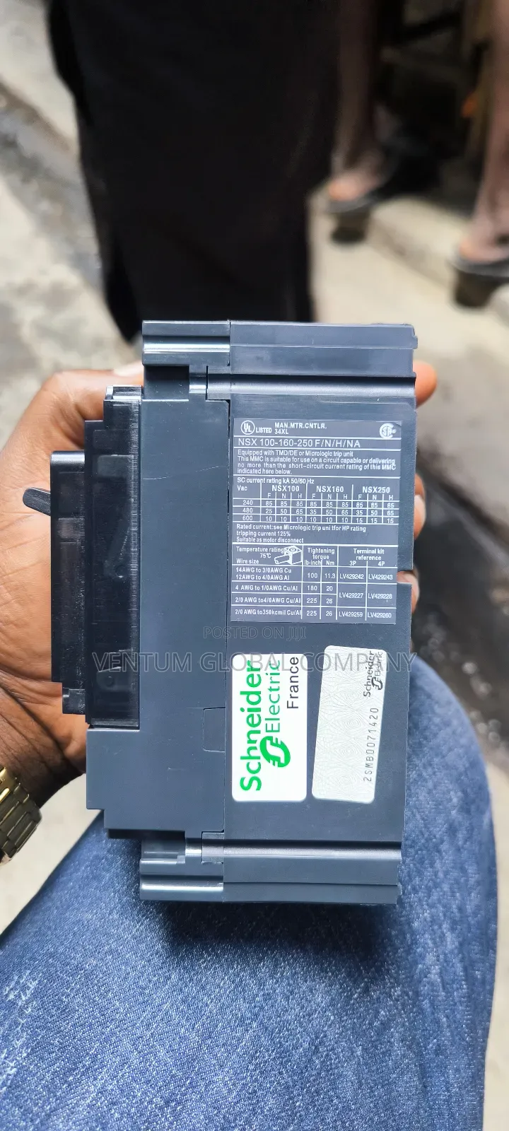 Original Dc Battery Breaker 250a Schneider 2pole