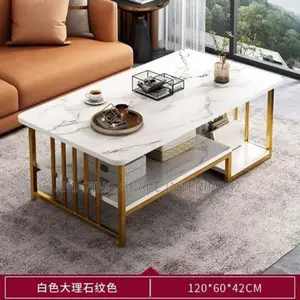 Exotic Faux Marble (Mdf Wood)Centre Table - 100 X 48 X 40cm