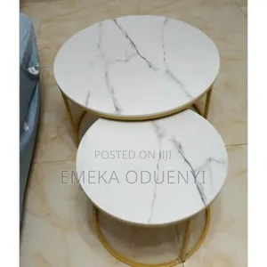 MDF Wood) 2 in 1 Nested Center Table