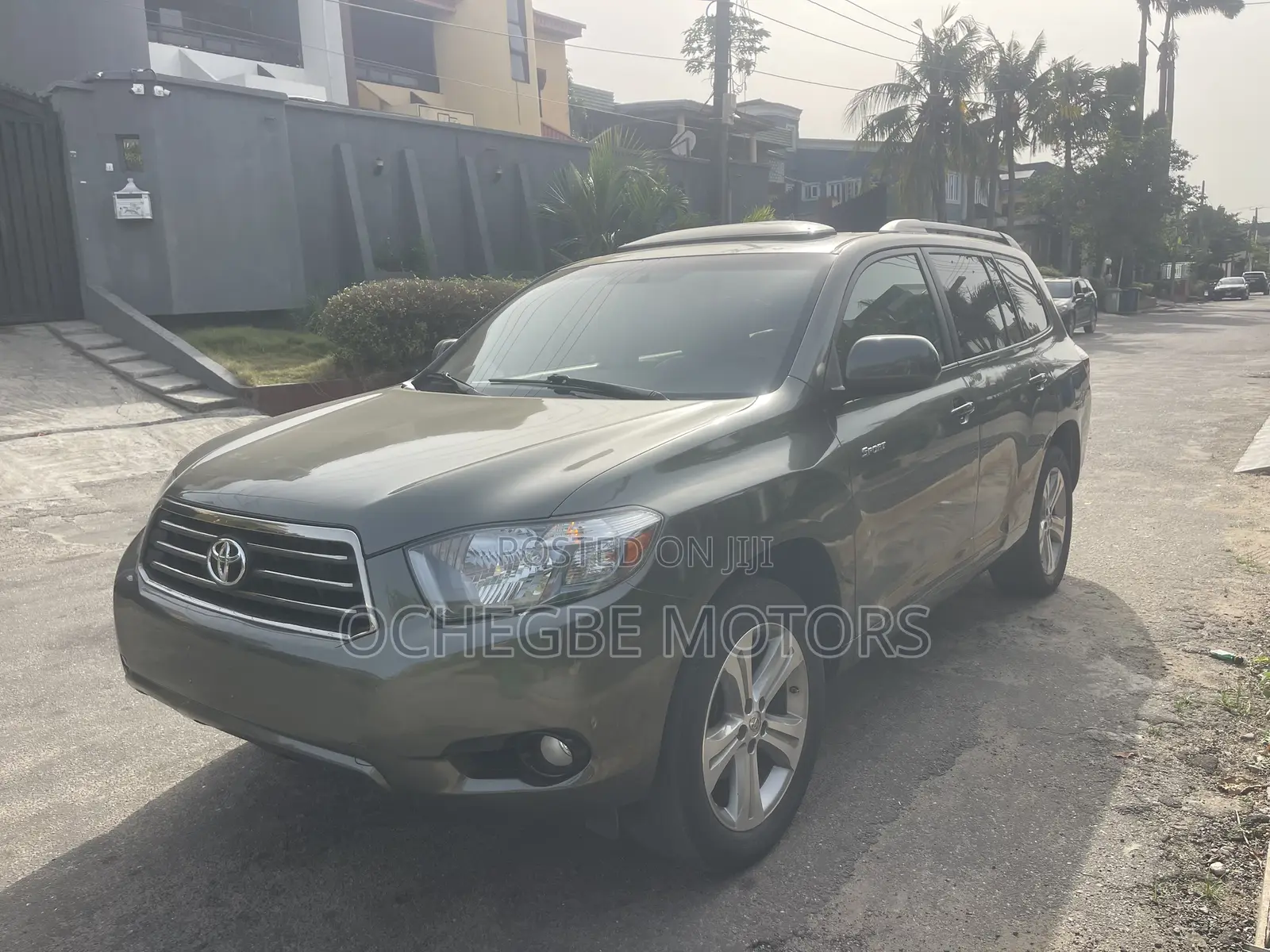 Toyota Highlander Sport 2008 Green