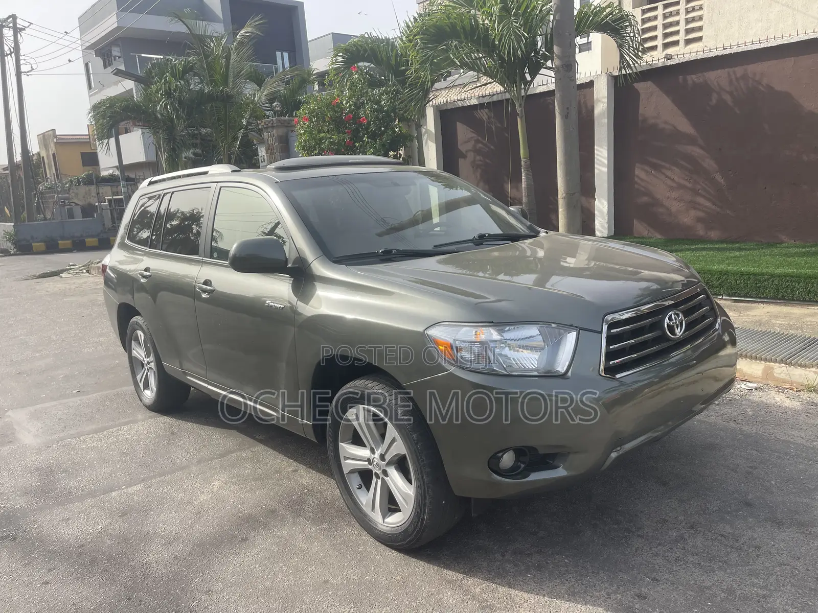 Toyota Highlander Sport 2008 Green