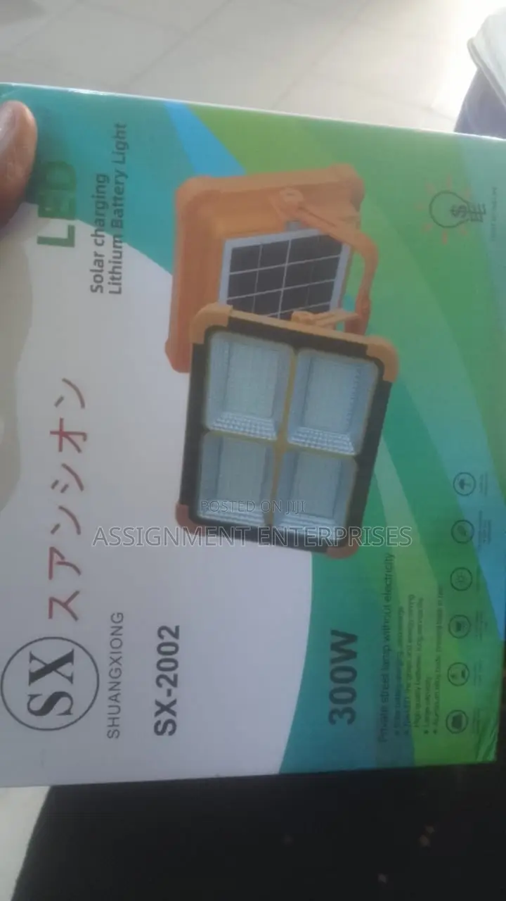Sx-2002 Led Solar Charging Lithium Battery Light