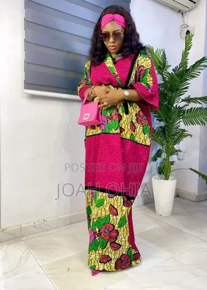 Ready to Wear Ankara/Adire Cotton Mix Dresses.