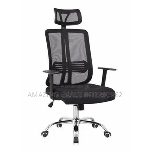High Back Ergonomic Mesh Office Chair With Headrest