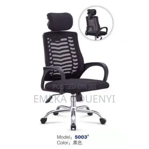 Mesh Headrest Ergonomic Office Chair Black