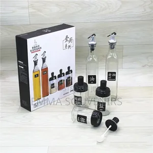 Multifunctional 5pcs Oil Vinegar Spice Bottle