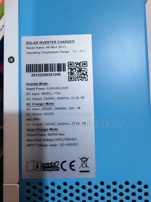6.2kva 48v Affricell Solar Power Inverter