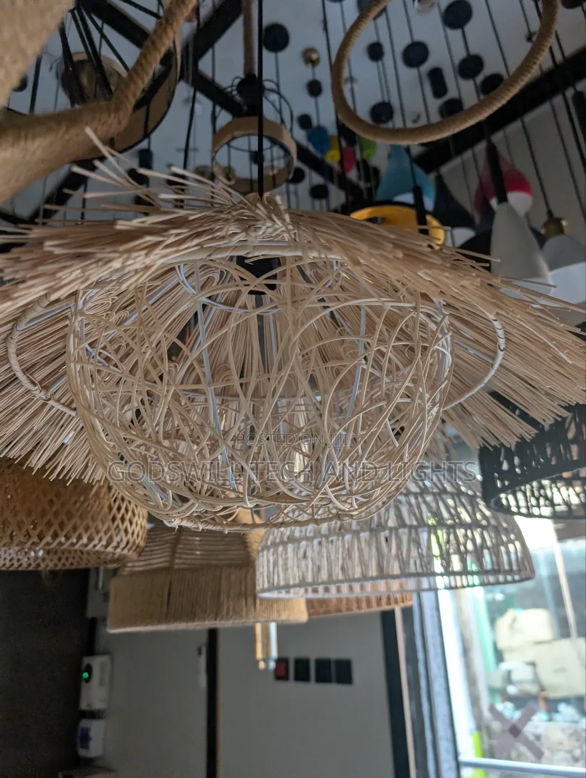Rattan Cage Light