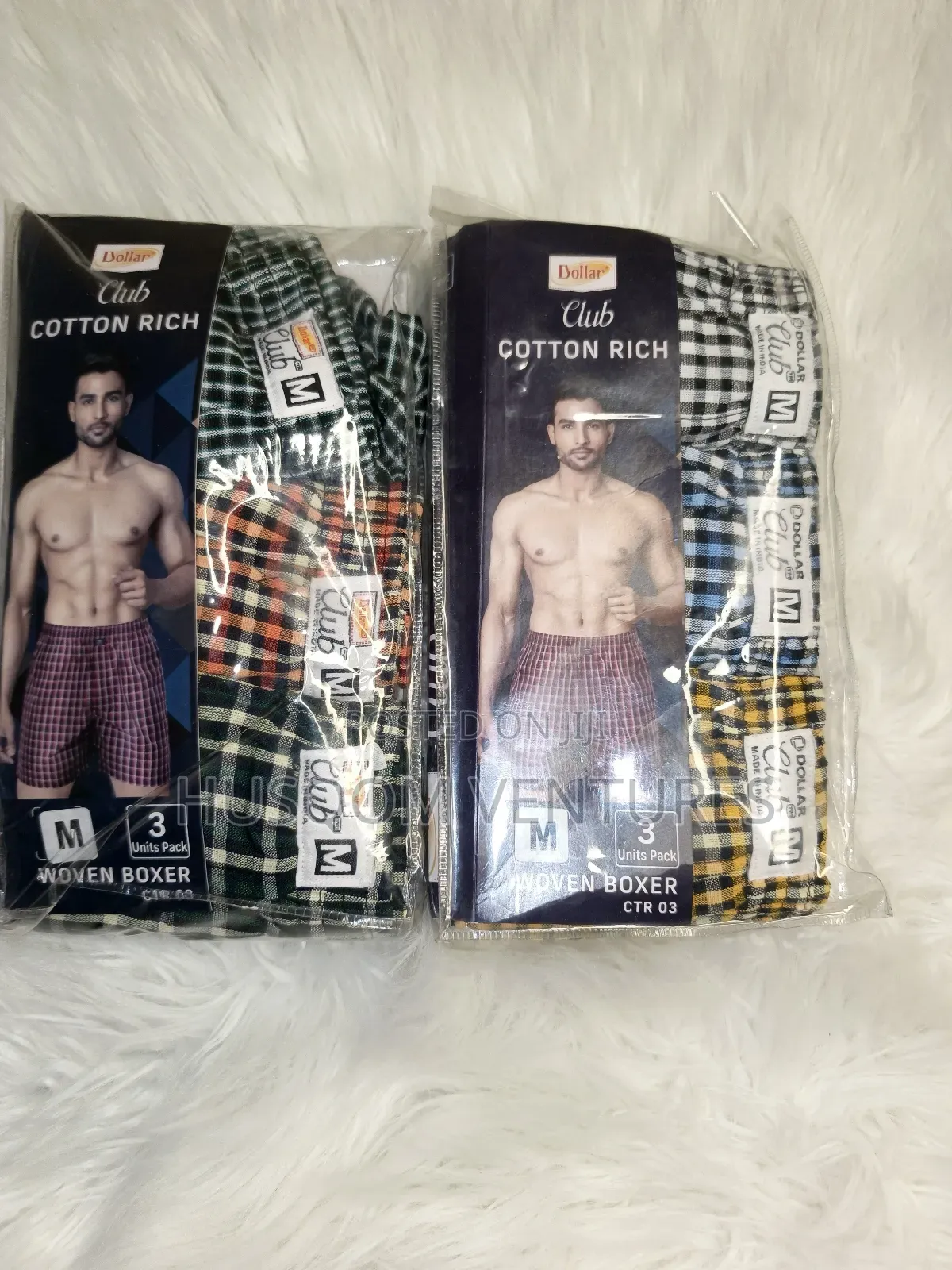 3 in 1 Cotton Boxers
