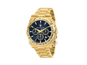 Original Maserati Velocita Gold Chain Watch Available in Store