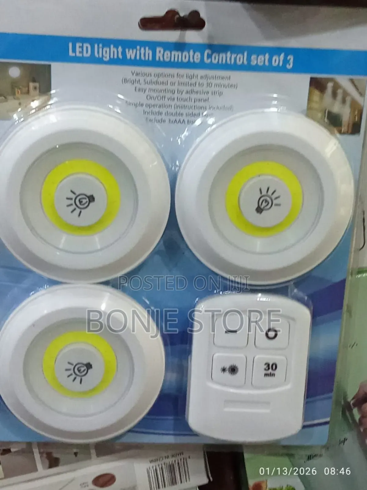 3in1 Wardrobe Led Light With Remote Control