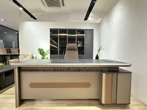 Luxury Modern Executive Office Table With Storage