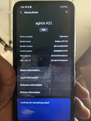 Samsung Galaxy A22 5G 64 GB Black