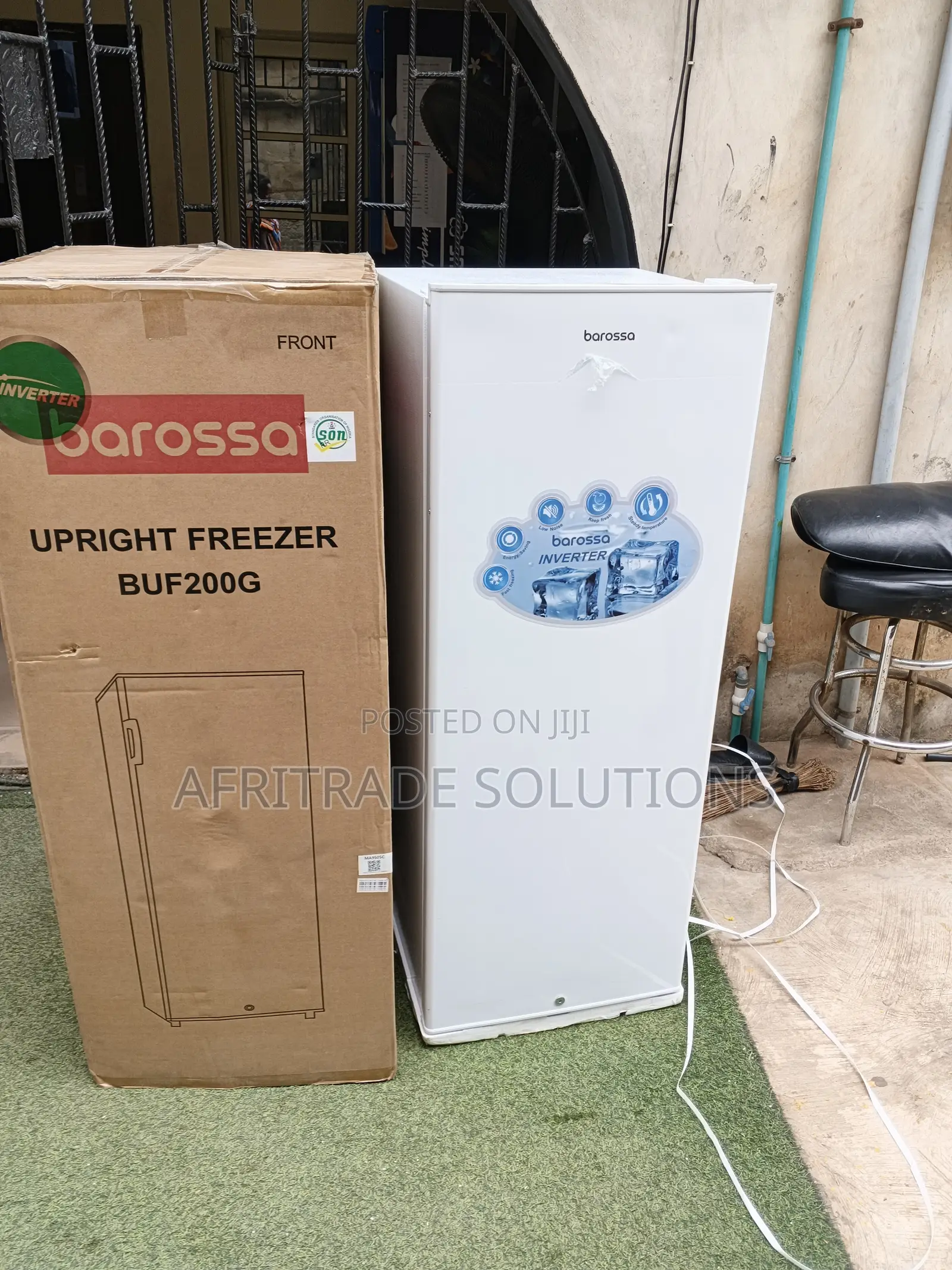 Barosa 200l Upright Freezer – Compact Efficient