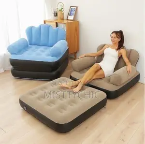 2 in 1 Flexi Lounge Inflatable Sofa With Pump