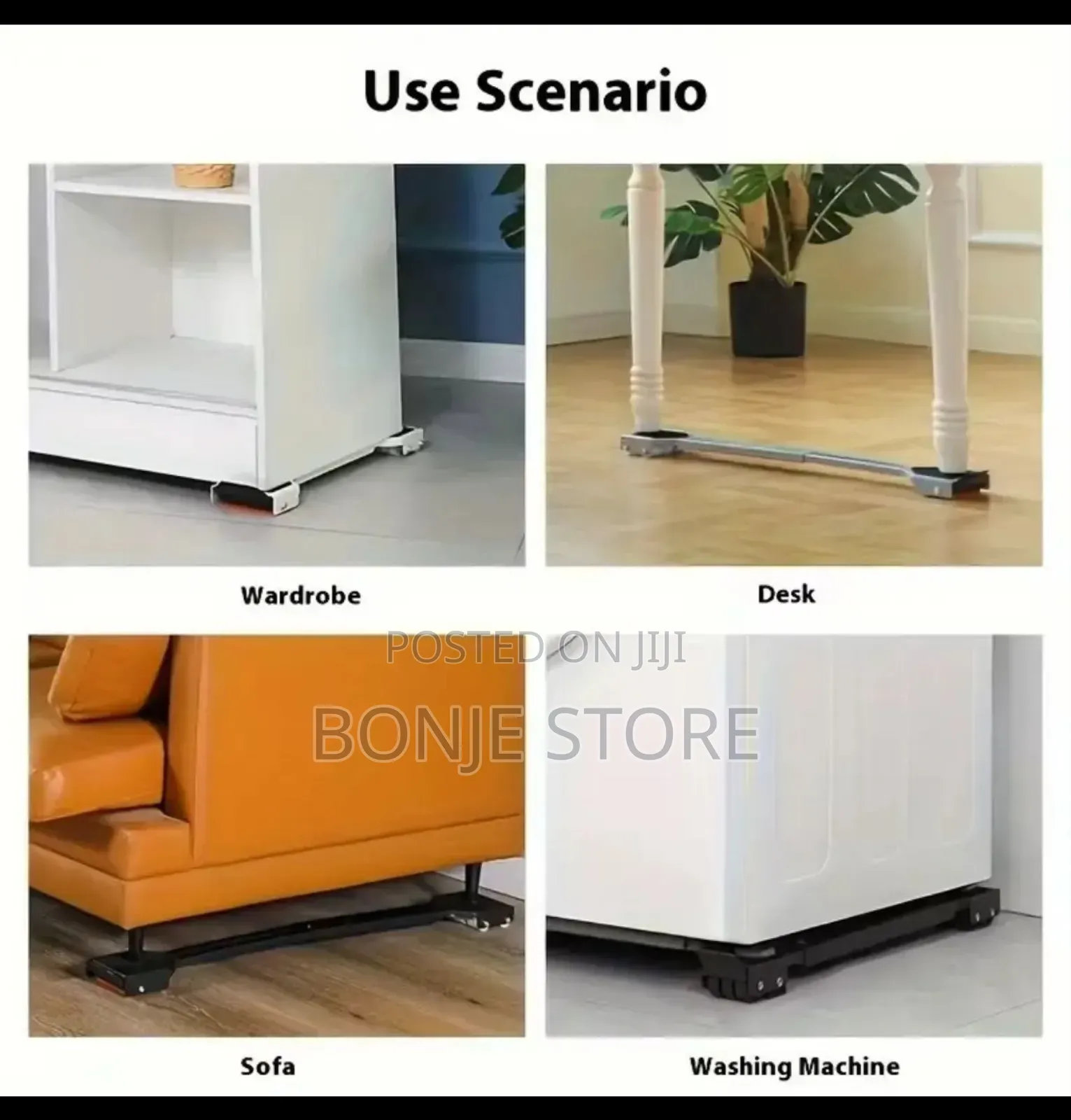 Adjustable Mover for Furniture, Fridge, Washing Machine