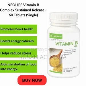 Vitamin B Complex Sustained Release - 60 Tablets