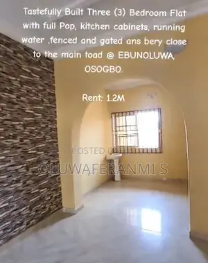 3bdrm Bungalow in Ebunoluwa, Osogbo for rent
