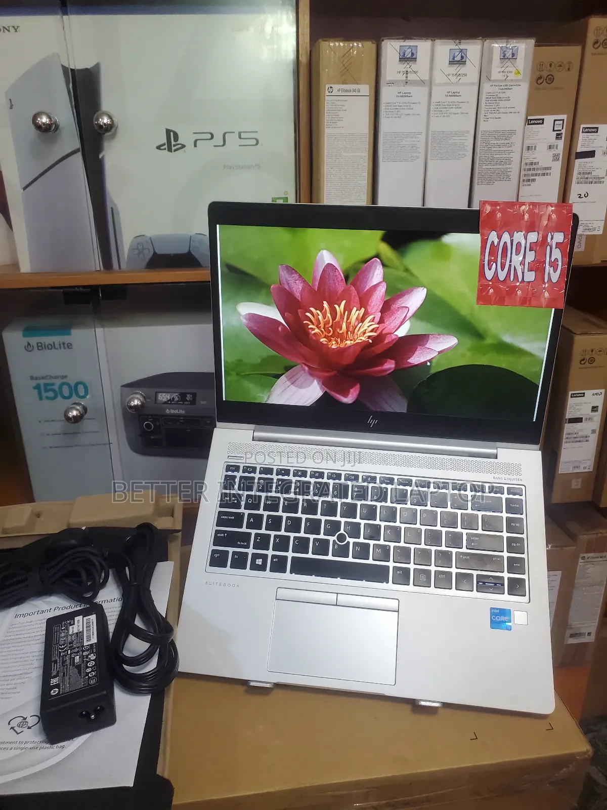 New Laptop HP EliteBook 2170P 12GB Intel Core 5 SSD 512GB
