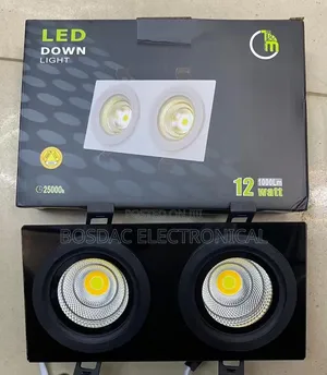 12w Cob Down Light W/Wh