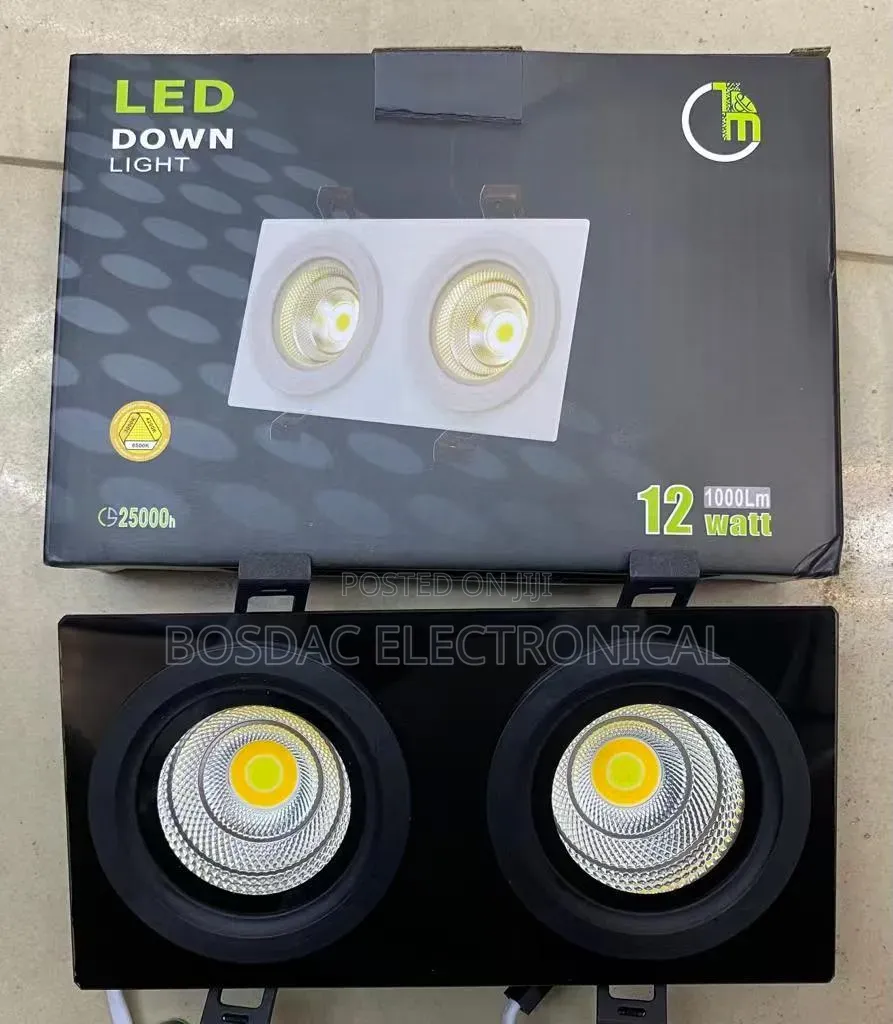 12w Cob Down Light W/Wh