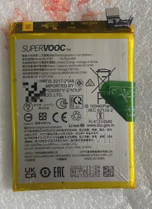 Oppo Reno 8t 5g A1 Pro Batery