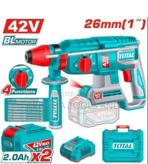 Total Cordless Rotary Hammer 26mm 42v
Brand:Total