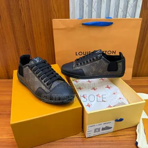 Premium Monogram Leather Sneakers