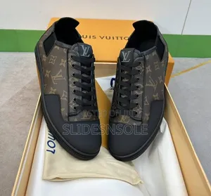Premium Monogram Leather Sneakers