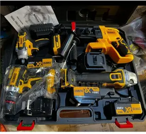 Dewalt 4-in-1 Cordless Power Tool Combo Kit.