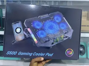 S500 Laptop Cooling Pad With Phone Stand