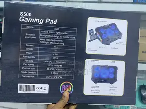 S500 Laptop Cooling Pad With Phone Stand