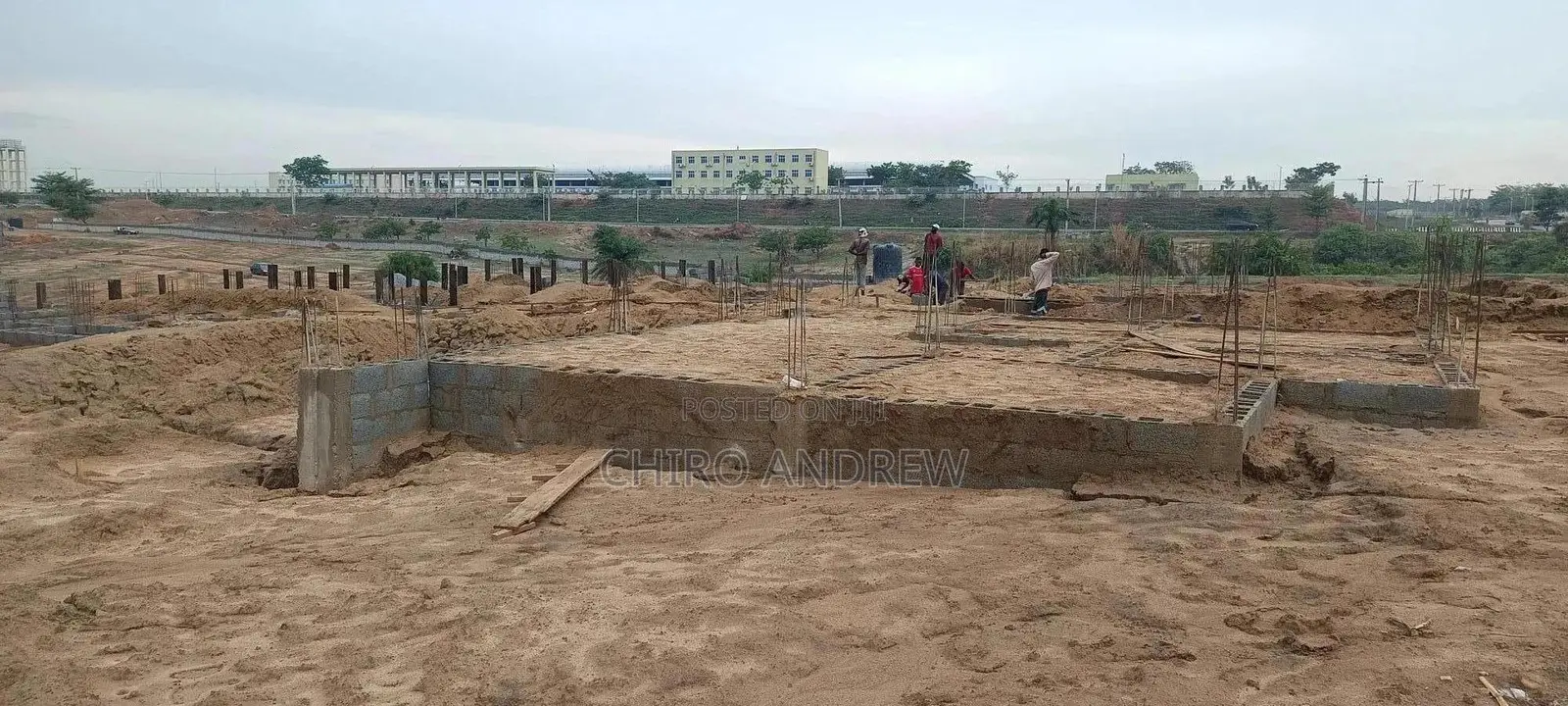 250m2 Estate Plot for 3 Bedroom Duplex at Foundation Level