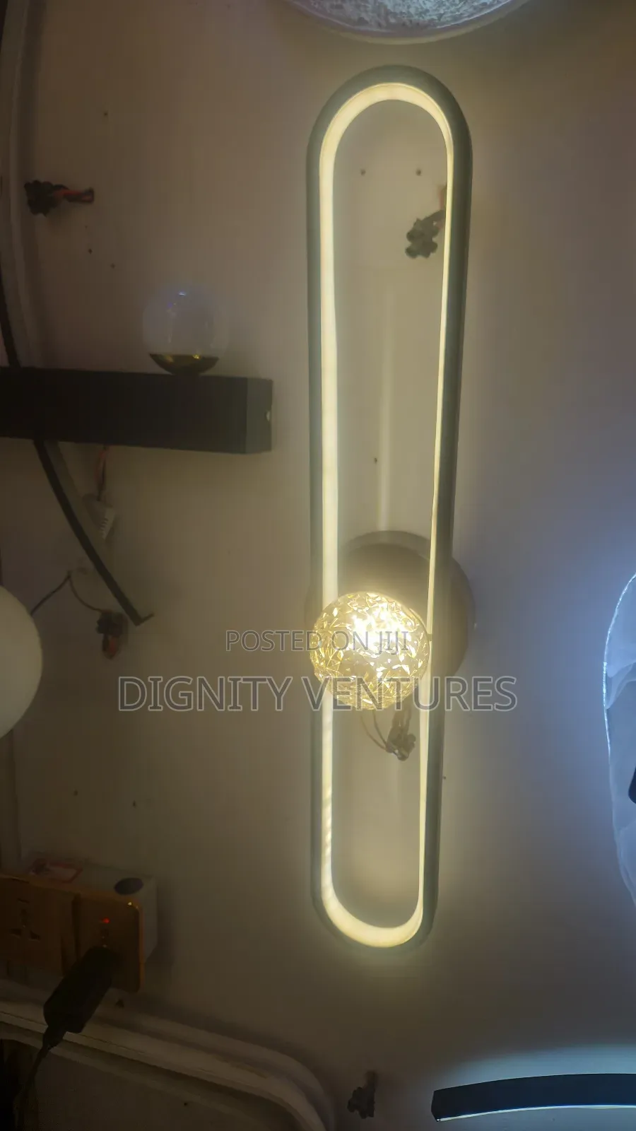 Wall Lamp Decoration Background