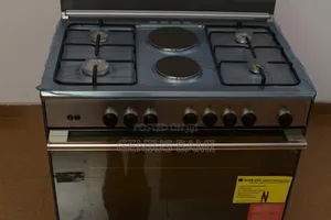 6 Burners (4 Gas, 2 Electric) Gas Oven