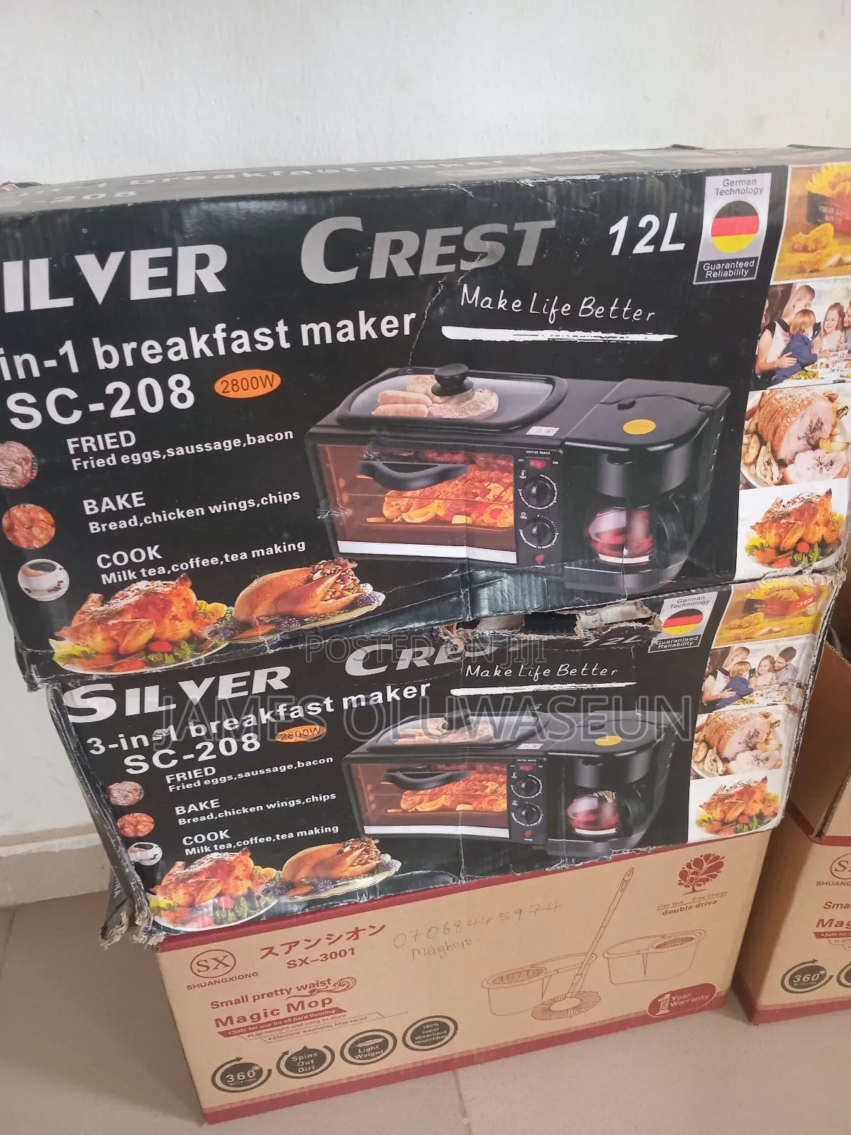 Sivery Crest 3 In 1 Breakfast Maker