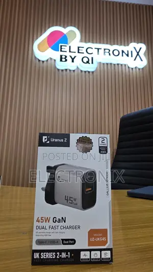 2-in-1 45w Gan Dual Fast Charger