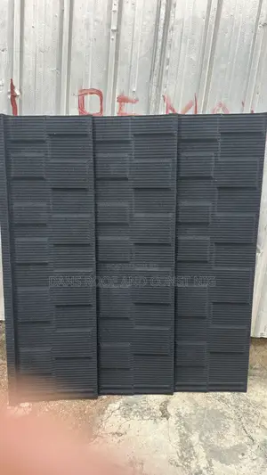 Pure Black Shingle Roofing Tiles Korea Product