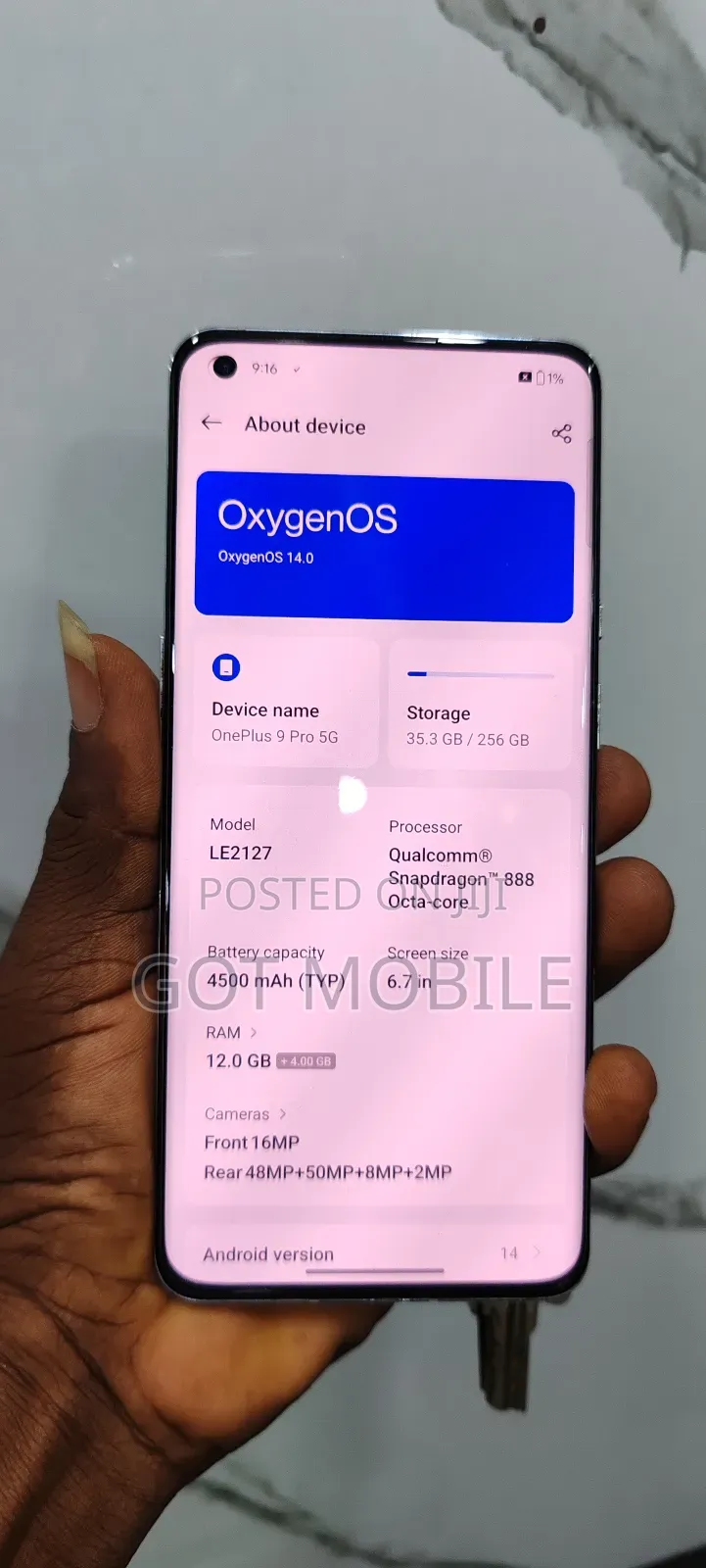 OnePlus 9 Pro 256 GB Silver