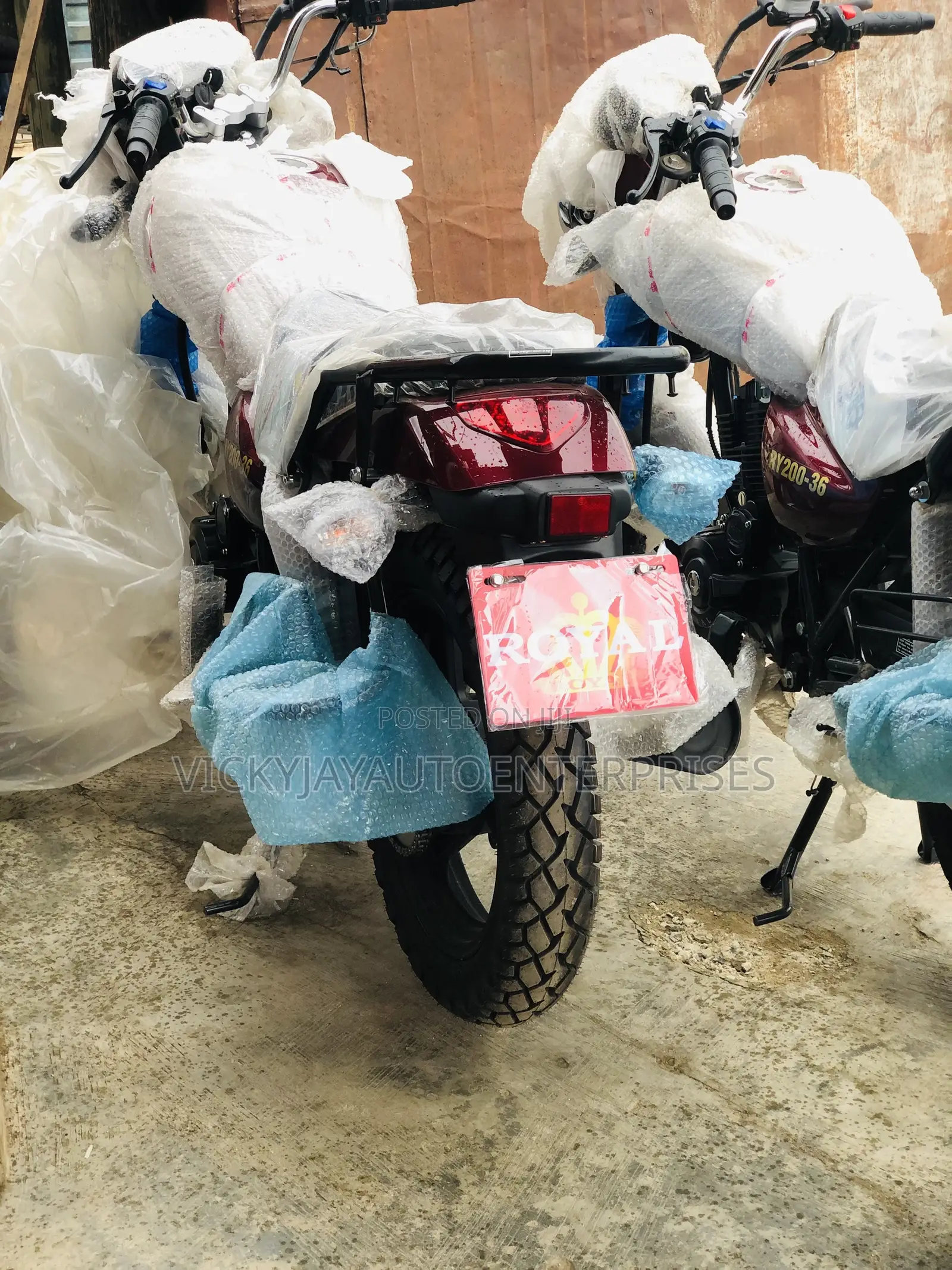 New Royal Motorcycle 2026 Red