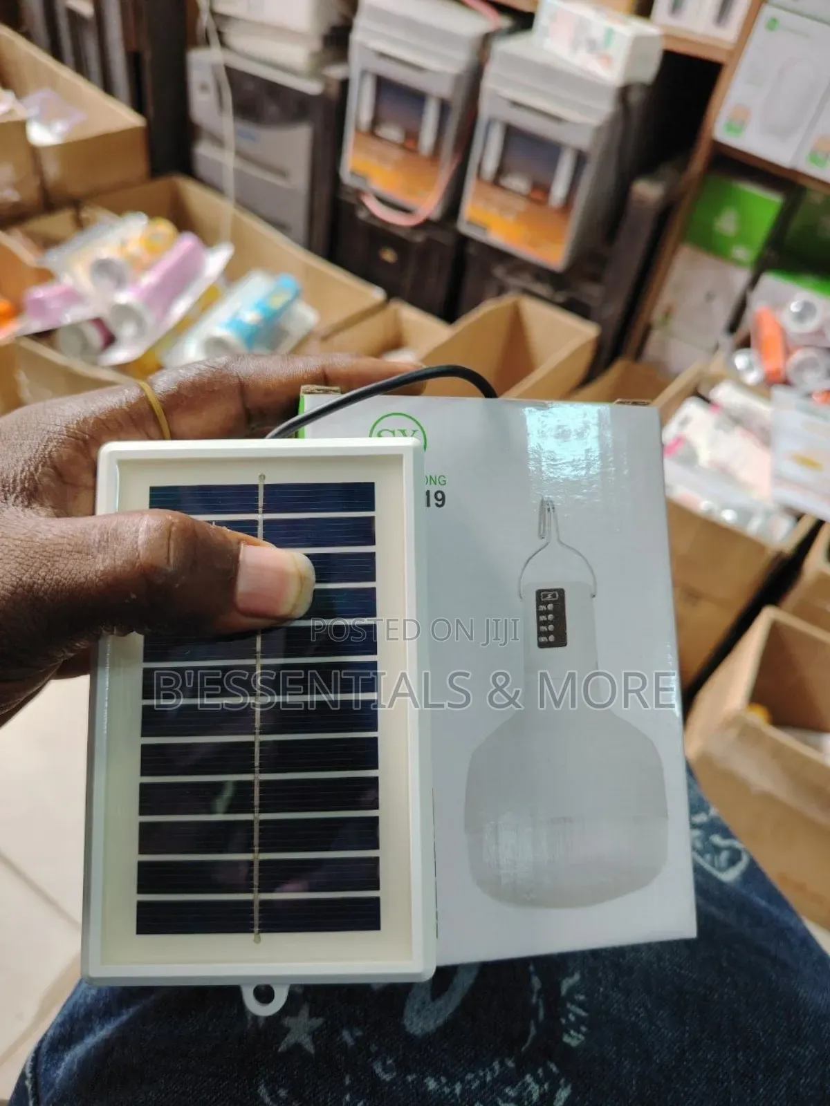 Rechargeable Bulb With Panel