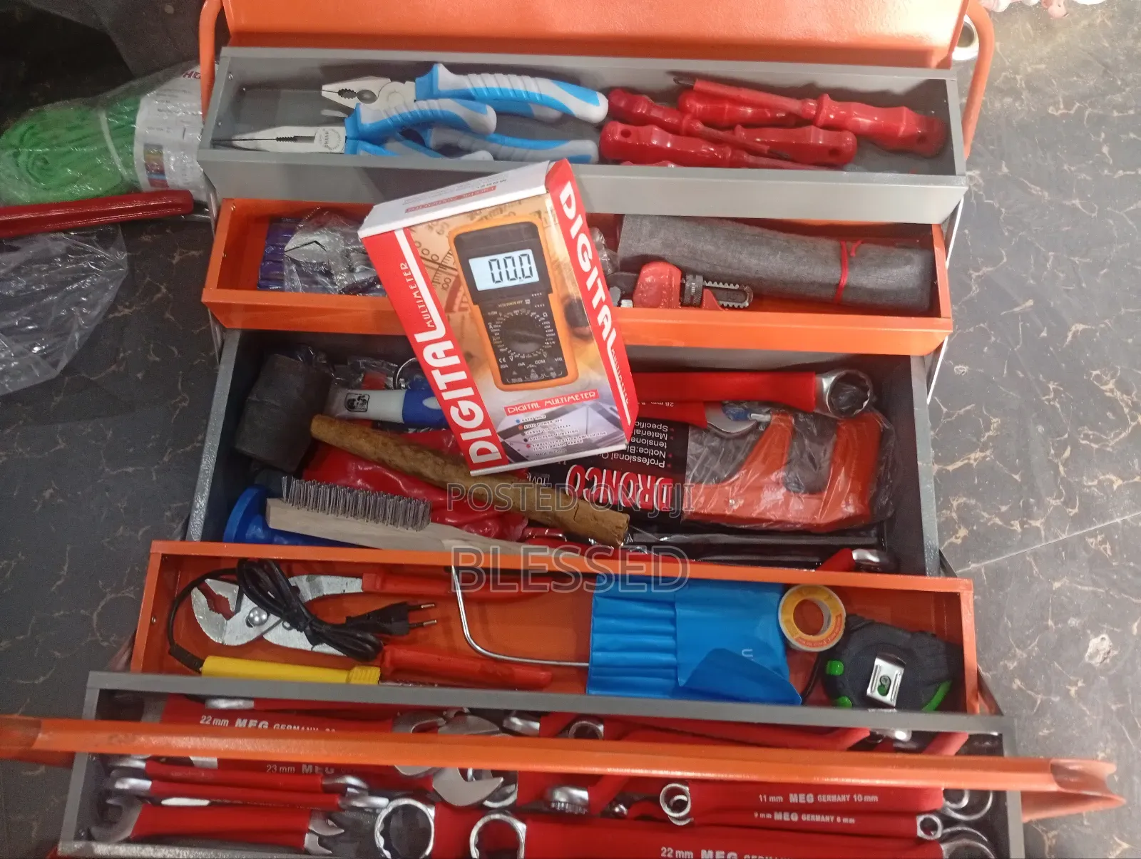Set Of Mechanical Toolbox