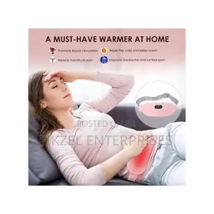 Rechargeable Usb Period Cramps Pain Relief Belt Massager