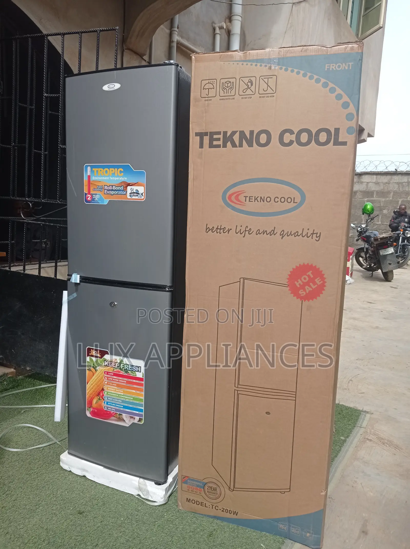 Tekno Cool Tc-200w Powerful Freezer Fridge