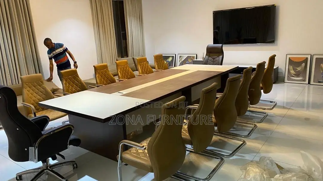 Executive Office Conference Table,14 Seater’S Capacity, 4meter Size