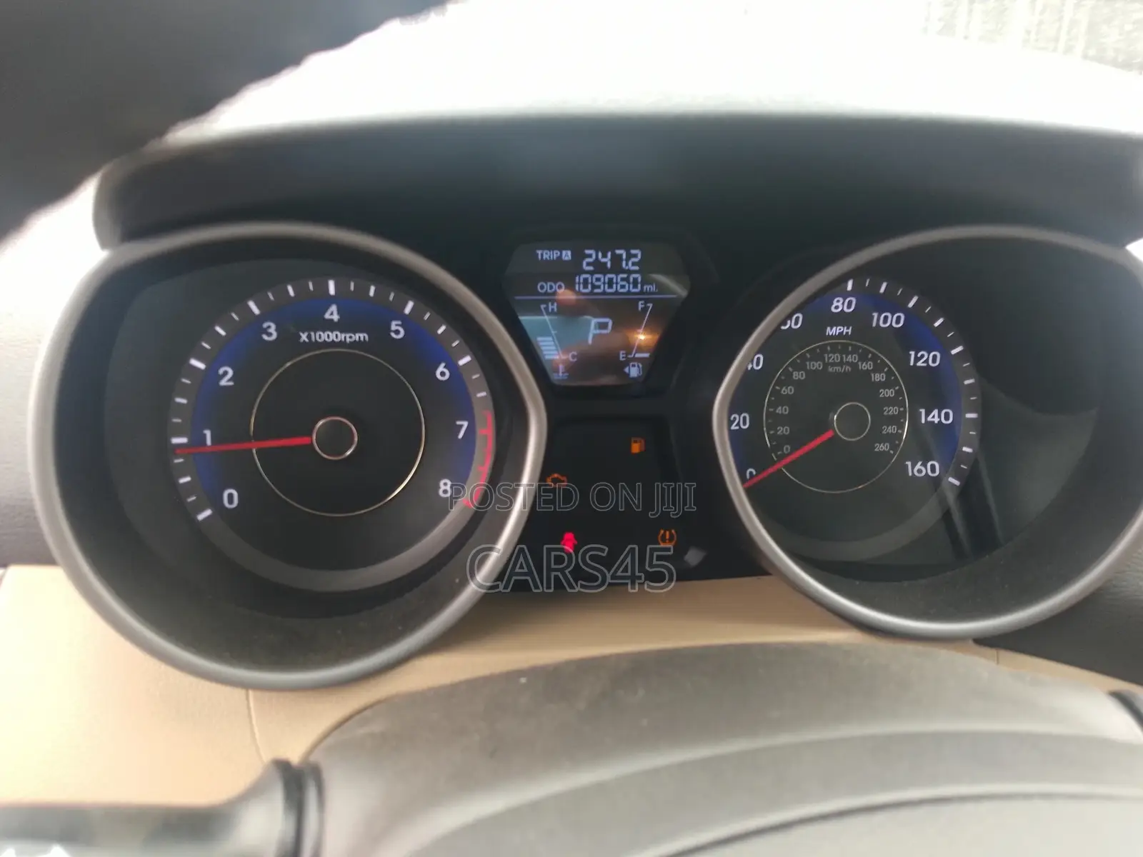 Hyundai Elantra 2012 Blue