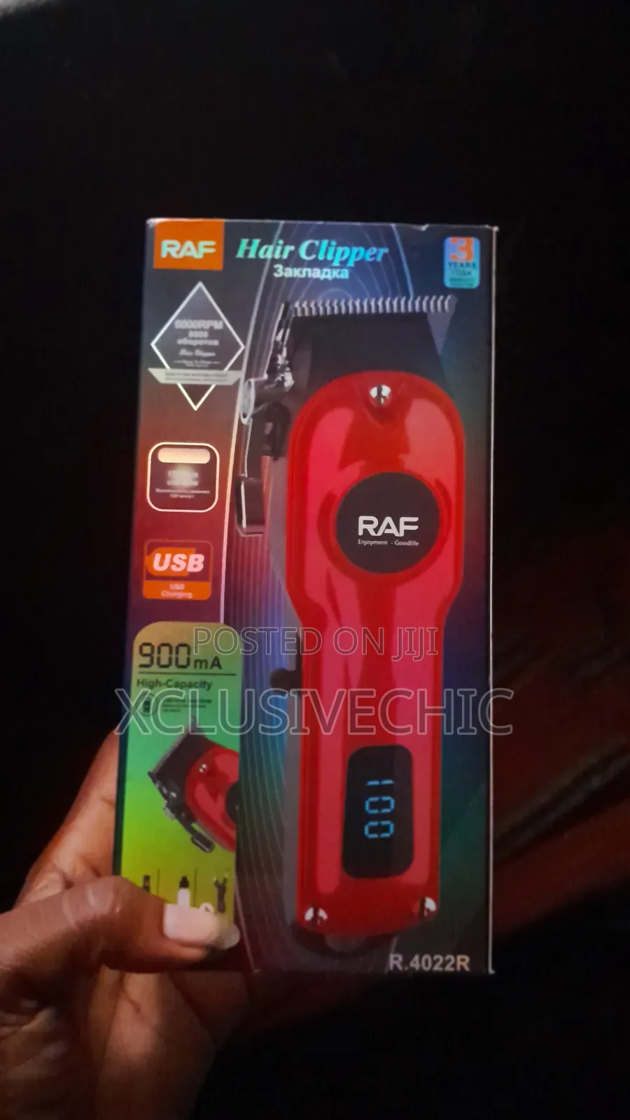 Raf Rechargeable Hair Clipper