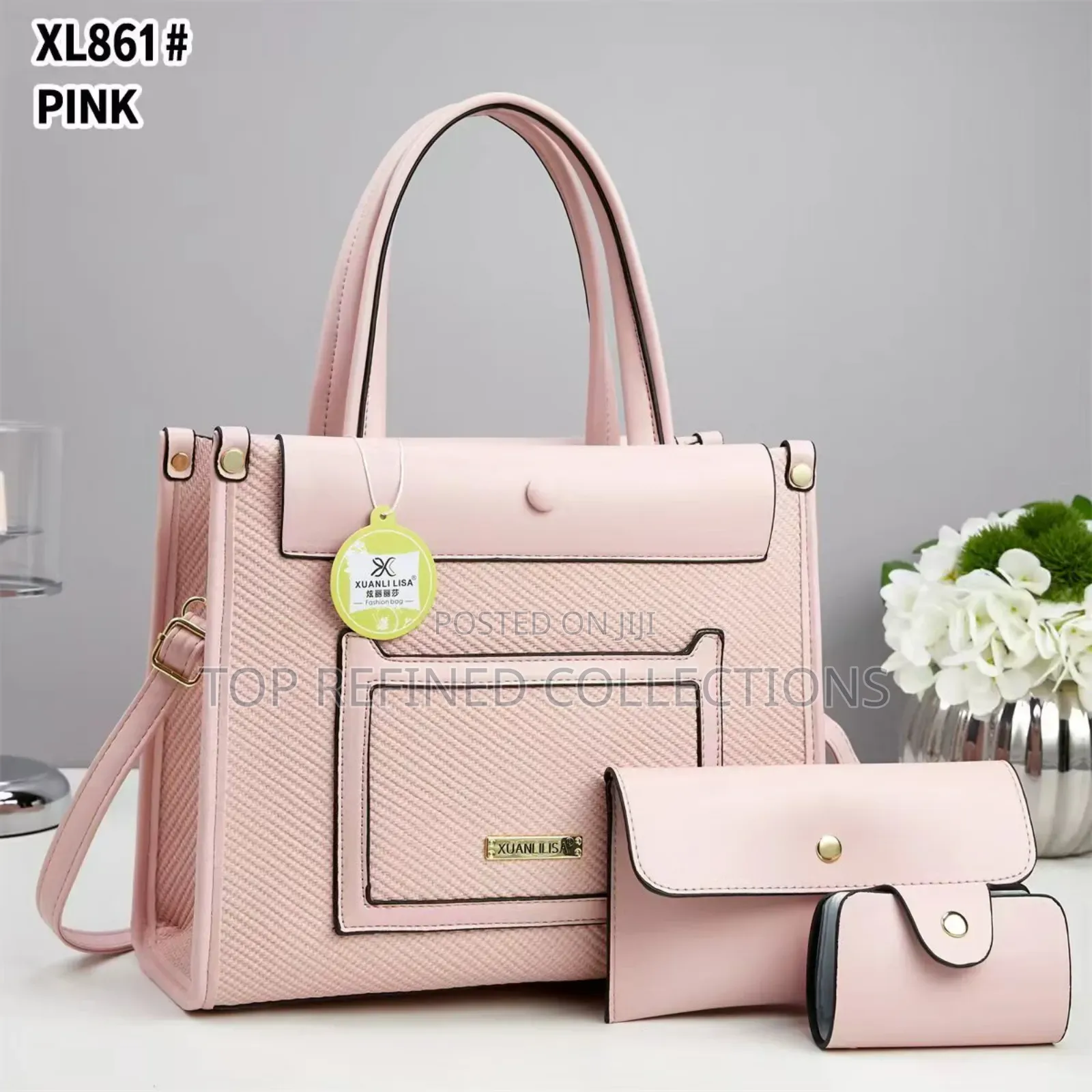 Solid Quality Luxury Women's 3in1 Handbag