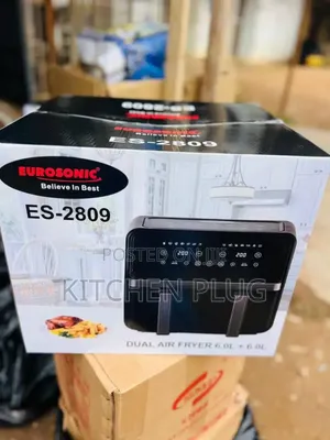 Eurosonic 12l Double Door Air Fryer