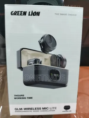 Green Lion GLM-Wireless Mic Lite, a Portable Wireless Microphone.